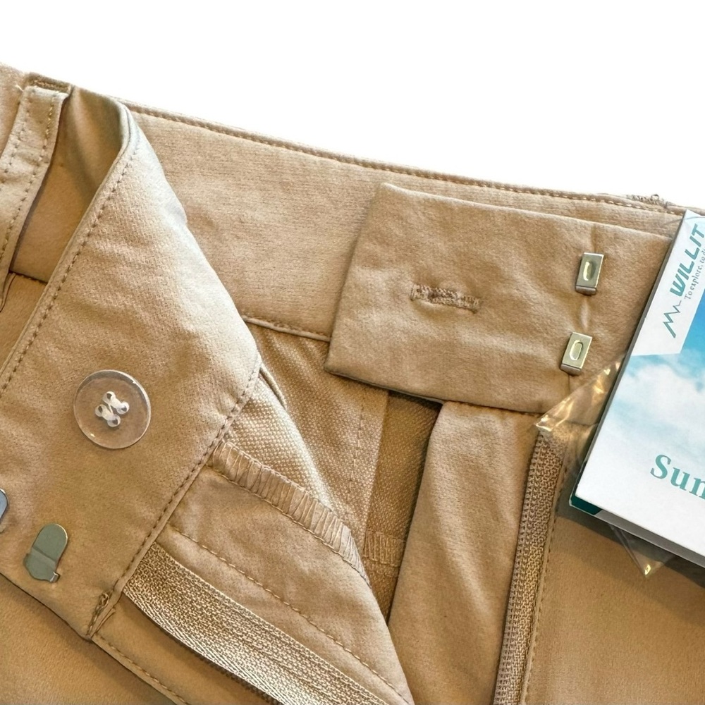 Willit Shorts Khaki Athleisure women’s size 16 - Picture 8 of 10